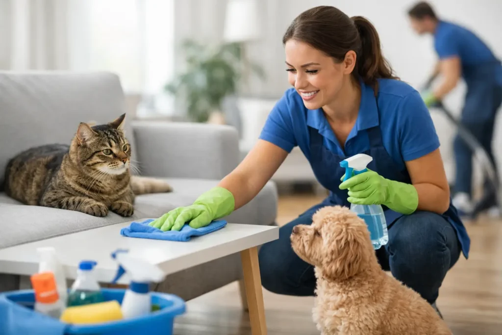 Can Cleaners Work Around Pets? A Practical Guide