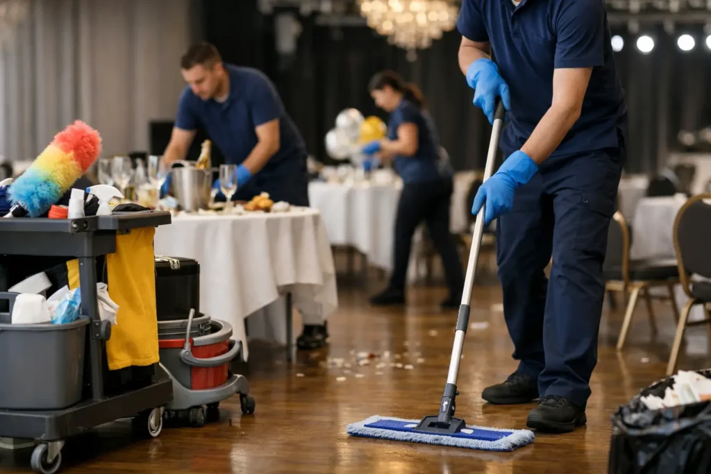 Post Event Cleaning Service for London Venues