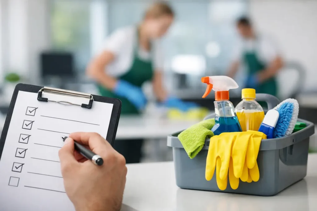 A Review Checklist for Cleaning Companies