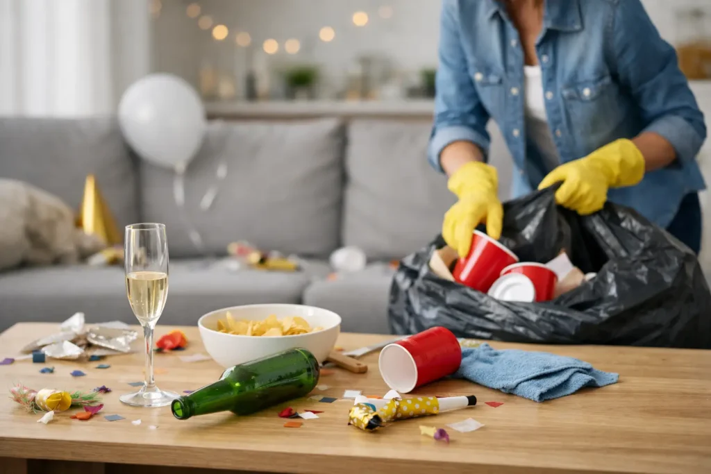 How to Clean After a Party Without Losing a Day