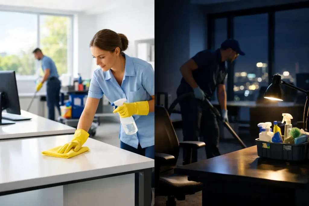 Daytime Versus Nighttime Office Cleaning